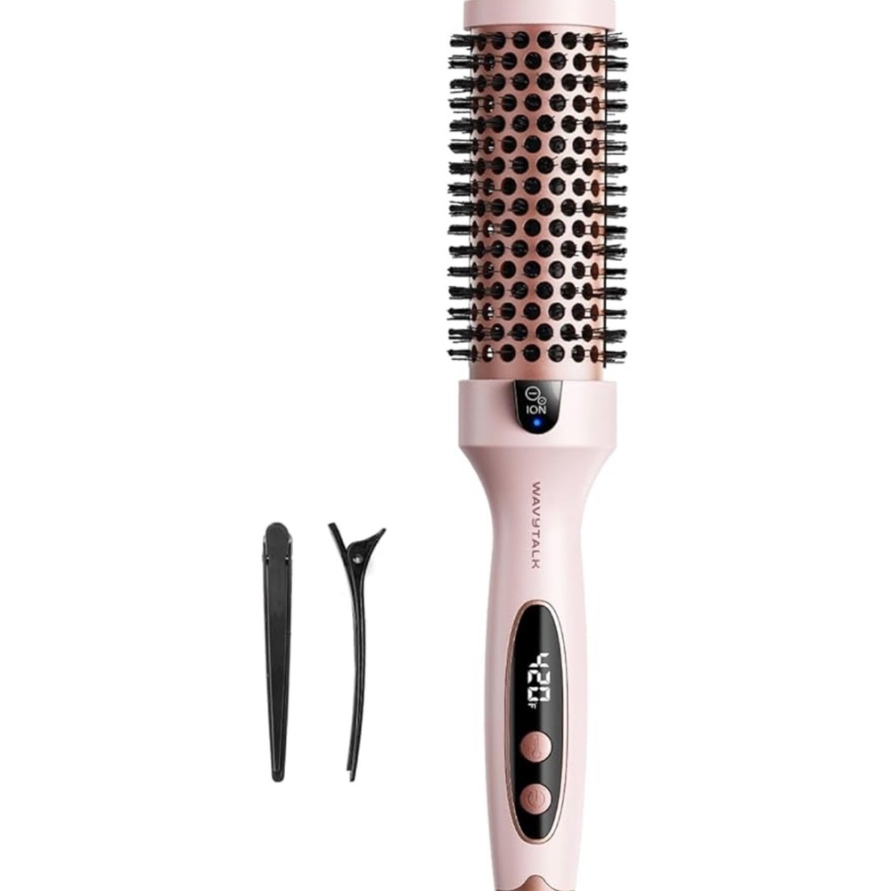 Wavytalk Thermal Brush, 1.5 Inch Blowout Express Ionic Heated Round Brush -